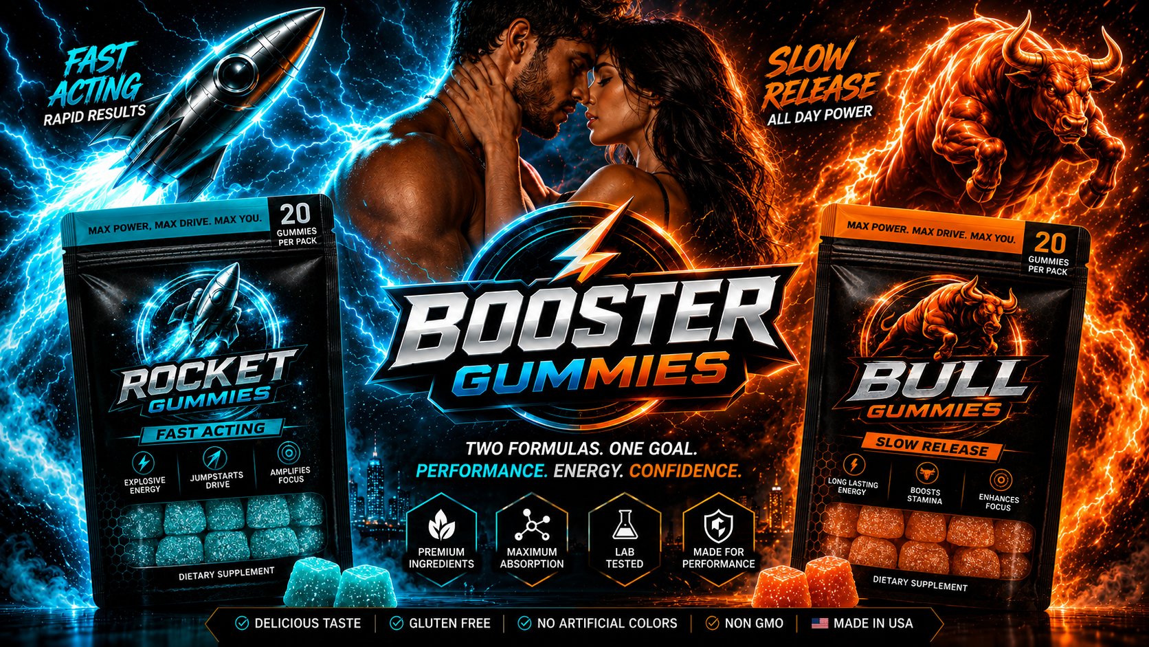 Booster Gummies — Max Power. Max Drive. Max You.